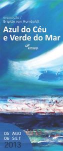 EMARP - Exposição de Brigitte Humboldt - ago 2013 - cartazmini
