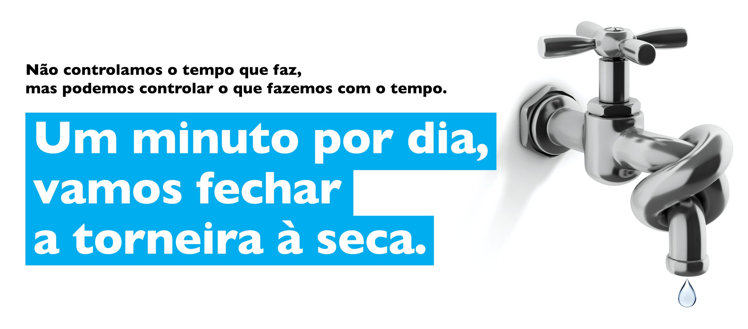 Fechar a torneira à seca