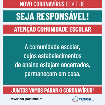 Novo Coronavírus - COVID19 (atenção comunidade escolar)